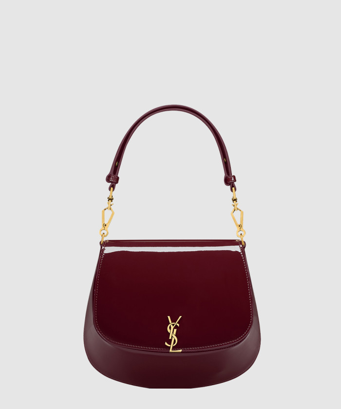 [SAINT LAURENT-생로랑]페이턴트 가죽 소재의 voltaire top handle 800846