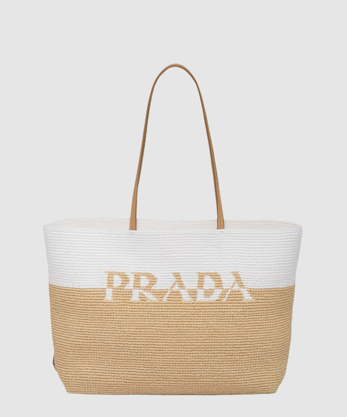 [PRADA-프라다]라지 면 풀 라피트 가방 1BG442