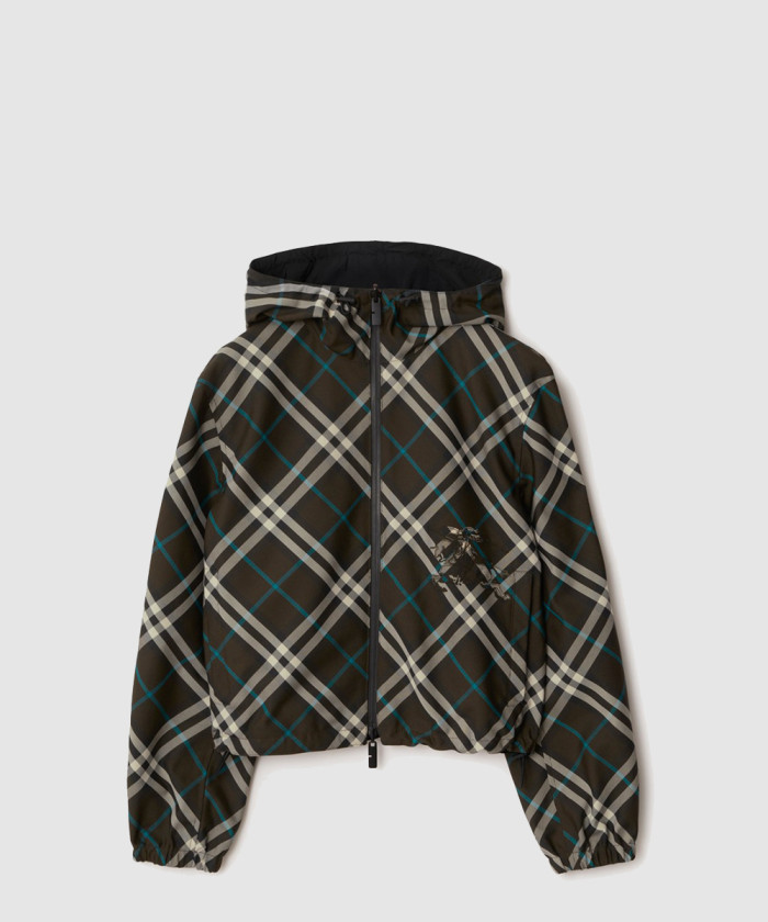 [BURBERRY-버버리]크롭 리버시블 체크 재킷 81058251