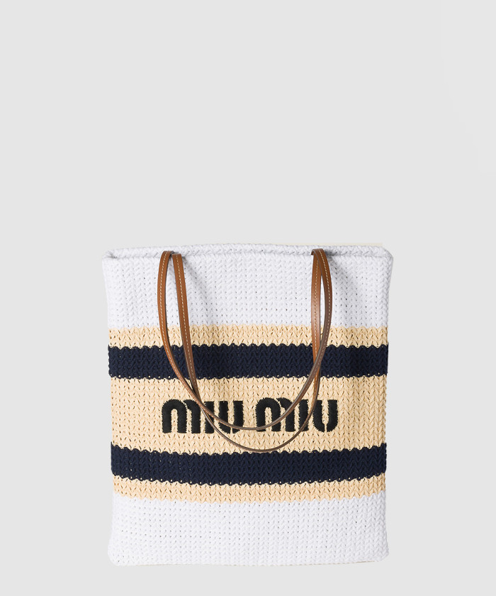 [MIUMIU-미우미우]크로셰 토트백 5BG248