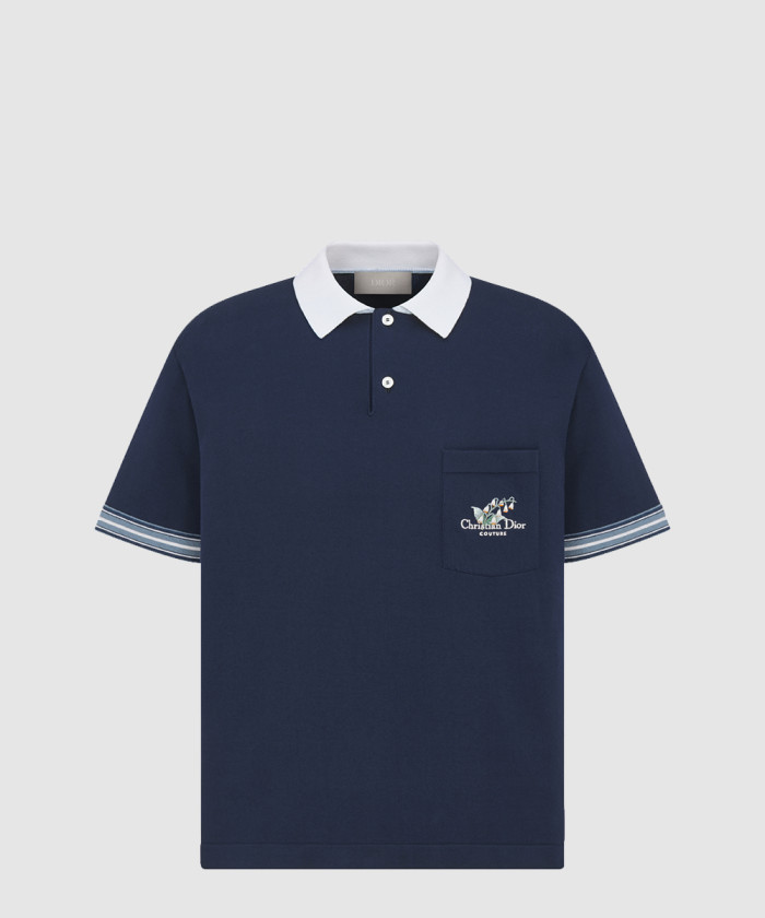 [DIOR-디올]Christian Dior Couture 은방울꽃 폴로 셔츠 593M8