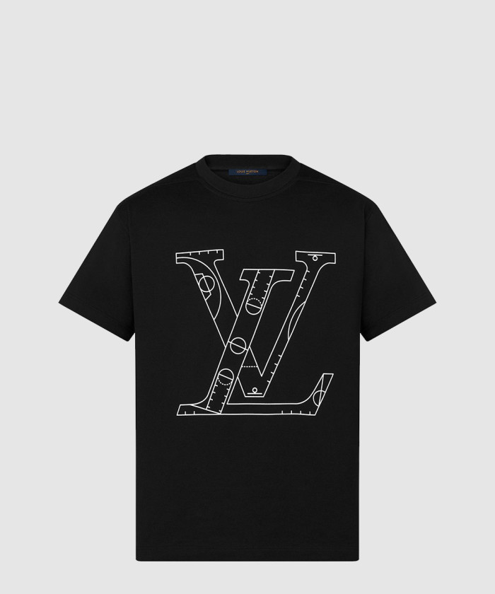 [LOUIS VUITTON-루이비통]NBA 프론트 앤 백 프린트 티셔츠 1A8X0W