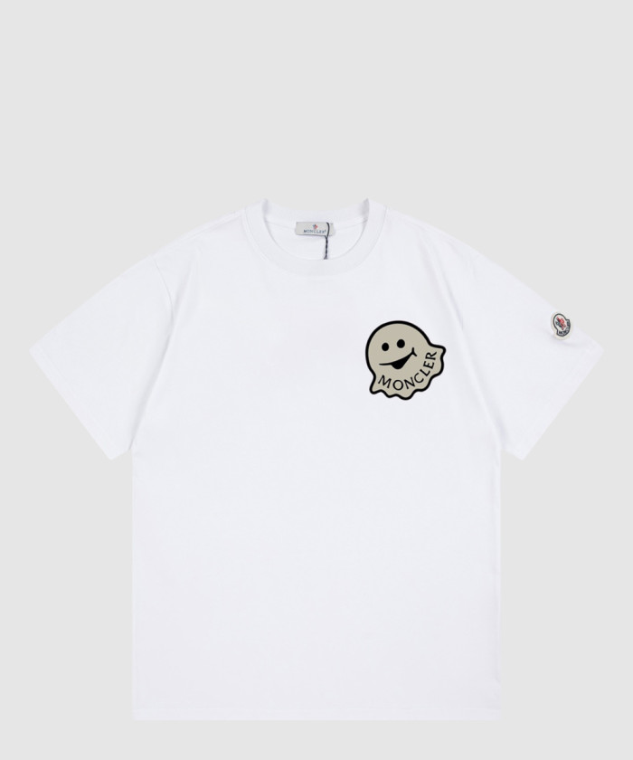 [MONCLER-몽클레어]만화 로고 코튼 티셔츠