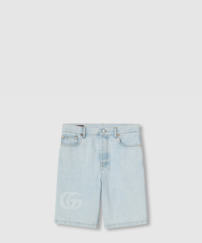 [GUCCI-구찌]레이저 데님 쇼츠 811656