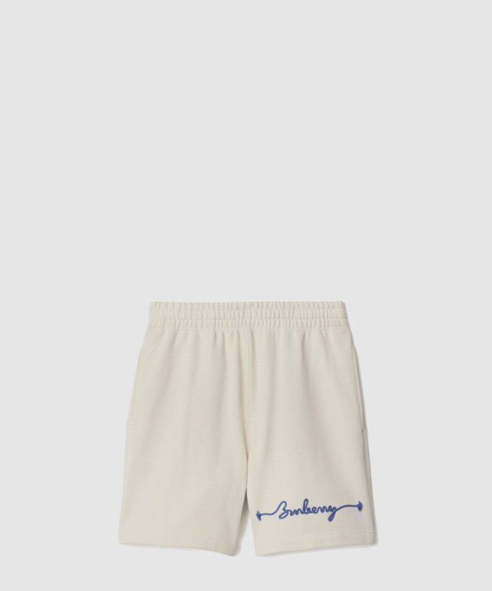 [BURBERRY-버버리]노트 로고 코튼 쇼츠 81091681