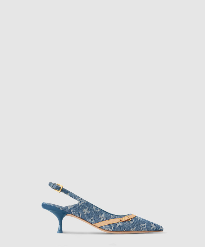 [LOUIS VUITTON-루이비통]6AM 슬링백 펌프스 1AGZHC