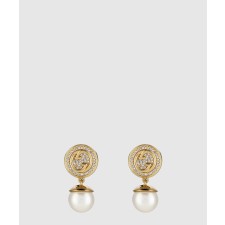 [GUCCI-구찌]블론디 시리즈 크리스털 진주 귀걸이 815151