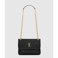 [SAINT LAURENT-생로랑]그레인 램스킨 소재 niki 미니 828736