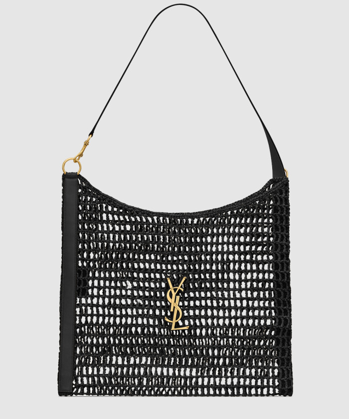 [SAINT LAURENT-생로랑]라피아 마크라메 소재의 oxalis 숄더백 781289