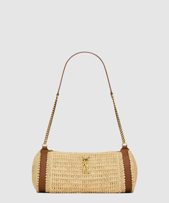 [SAINT LAURENT-생로랑]라피아 스몰 원통형백 744504