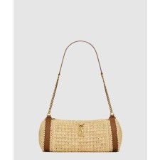 [SAINT LAURENT-생로랑]라피아 스몰 원통형백 744504