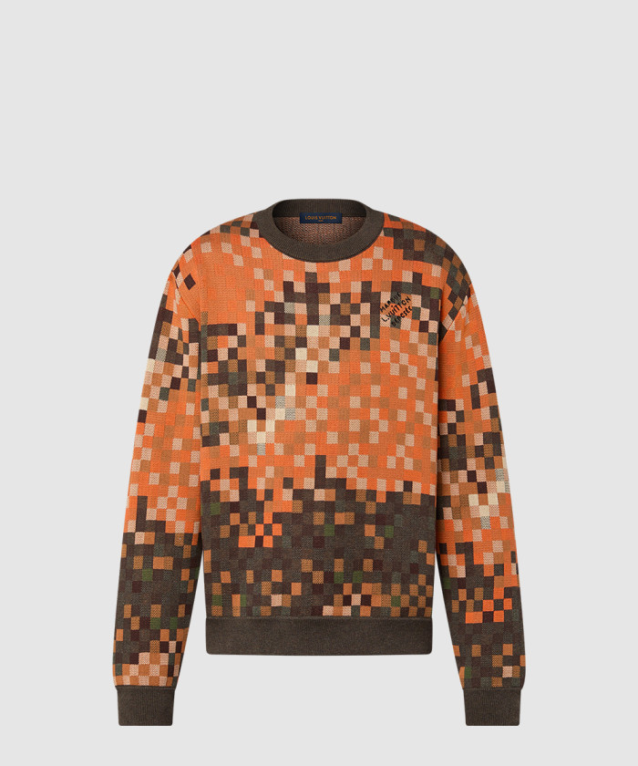[LOUIS VUITTON-루이비통]자카드 코튼 풀오버 1AFXRK