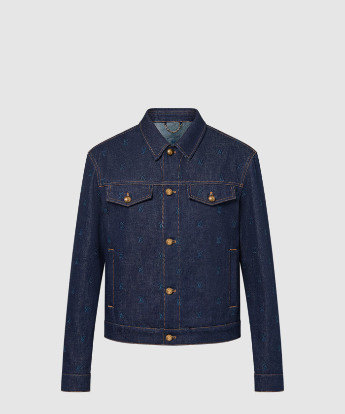 [LOUIS VUITTON-루이비통]엠브로이더드 데님 블루종 1AFYBZ