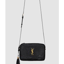 [SAINT LAURENT-생로랑]루 미디엄 파우치 카메라 백 악어 레더 612542