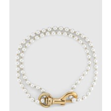 [GUCCI-구찌]후크 유리 진주 목걸이 817048