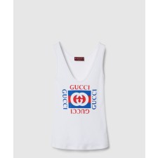 [GUCCI-구찌]프린트 골지 코튼 조끼 790344