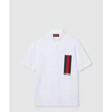 [GUCCI-구찌]피케 프린트 코튼 폴로 셔츠 784422