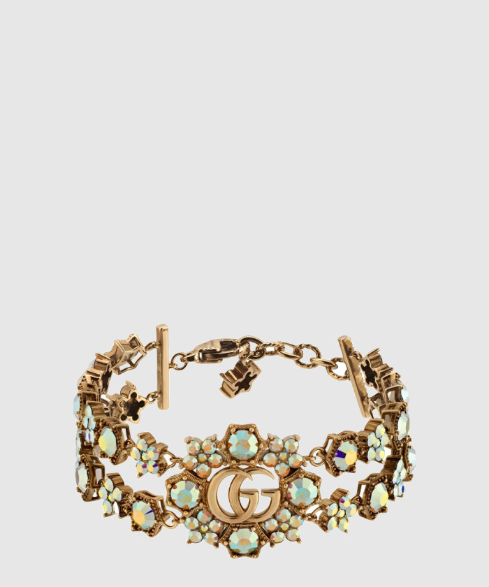 [GUCCI-구찌]더블 G 레터링 팔찌 753867