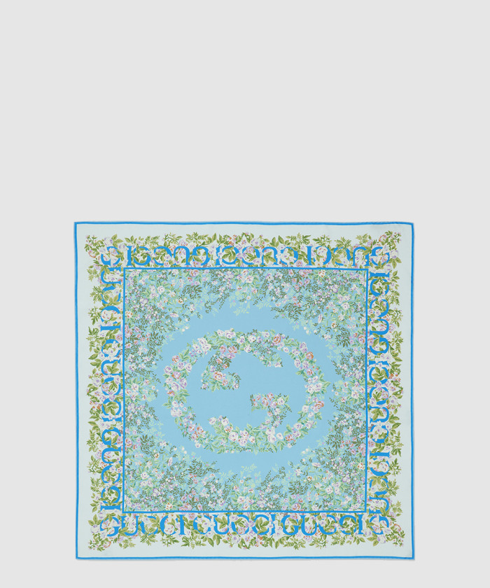 [GUCCI-구찌]프린트 실크 까레 783157