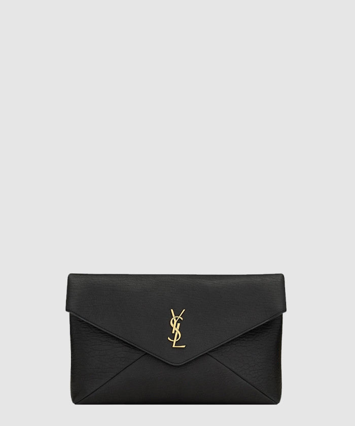 [SAINT LAURENT-생로랑]램스킨 소재의 cassandre 라지 envelope 파우치 769307