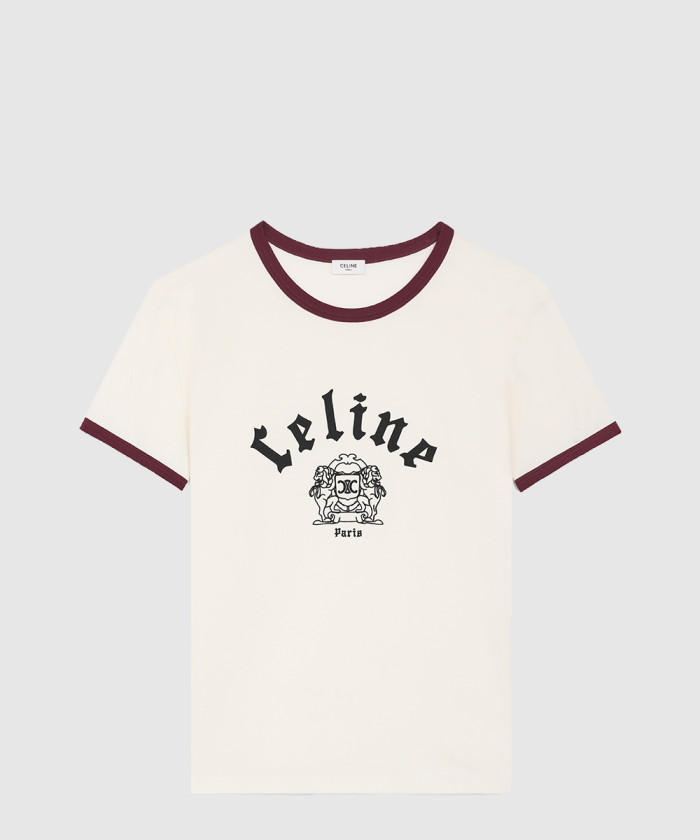 [CELINE-셀린느]블라종 레귤러 티셔츠 코튼 저지 RX04A6