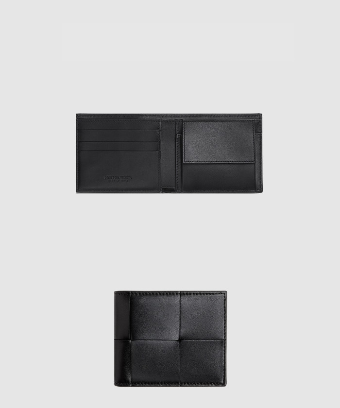 [BOTTEGA-보테가베네타]동전 지갑을 갖춘 카세트 폴더형 지갑 649605