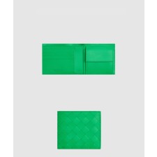 [BOTTEGA-보테가베네타]동전 지갑을 갖춘 인트레치아토 폴더형 지갑 605722
