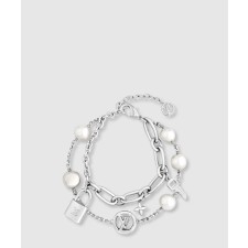 [LOUIS VUITTON-루이비통]LV 믹스 체인 팔찌 M1380A