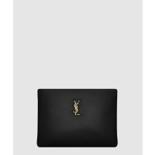 [SAINT LAURENT-생로랑]램스킨 소재의 calypso 라지 파우치 778943