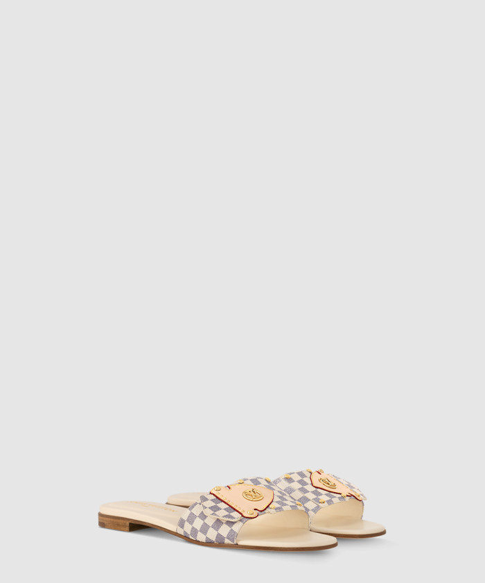 [LOUIS VUITTON-루이비통]LV 프레임 플랫 뮬 1AHLPU