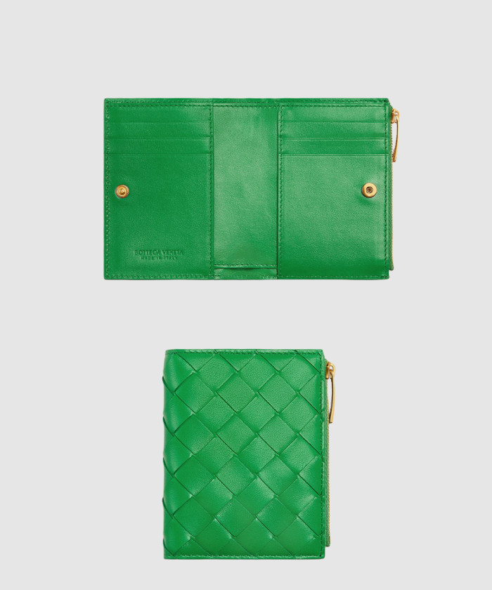 [BOTTEGA-보테가베네타]스몰 인트레치아토 폴더형 지갑 742330