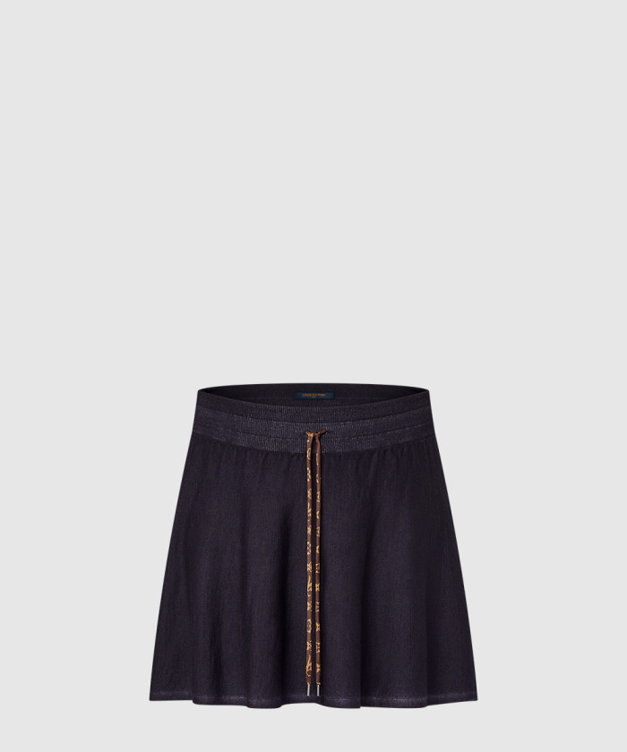 [LOUIS VUITTON-루이비통]드로스트링 니트 미니 스커트 1AGSCW