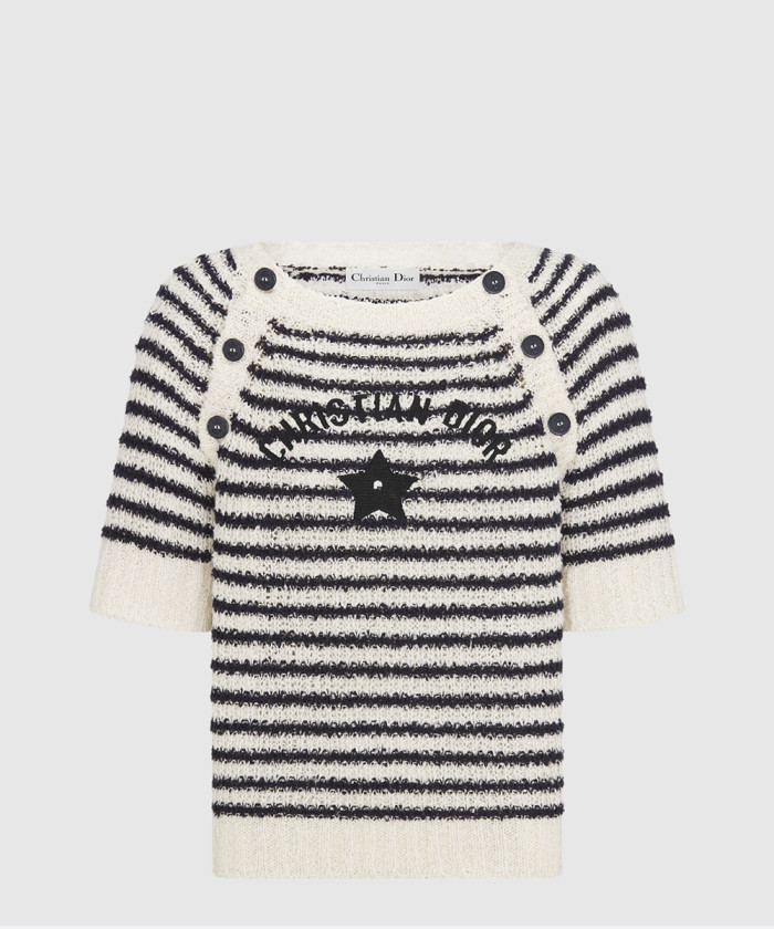 [DIOR-디올]마리니에르 반소매 스웨터 524S2