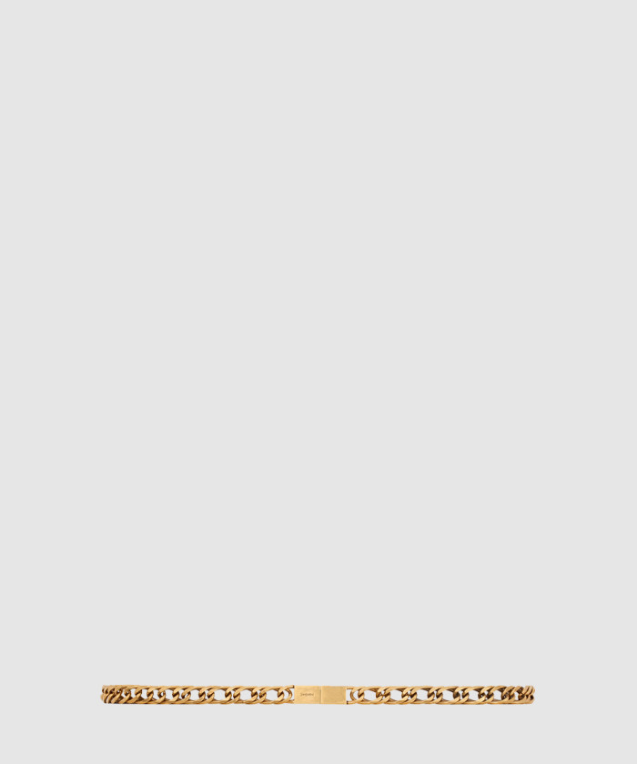 [SAINT LAURENT-생로랑]슬림 체인 벨트 808920