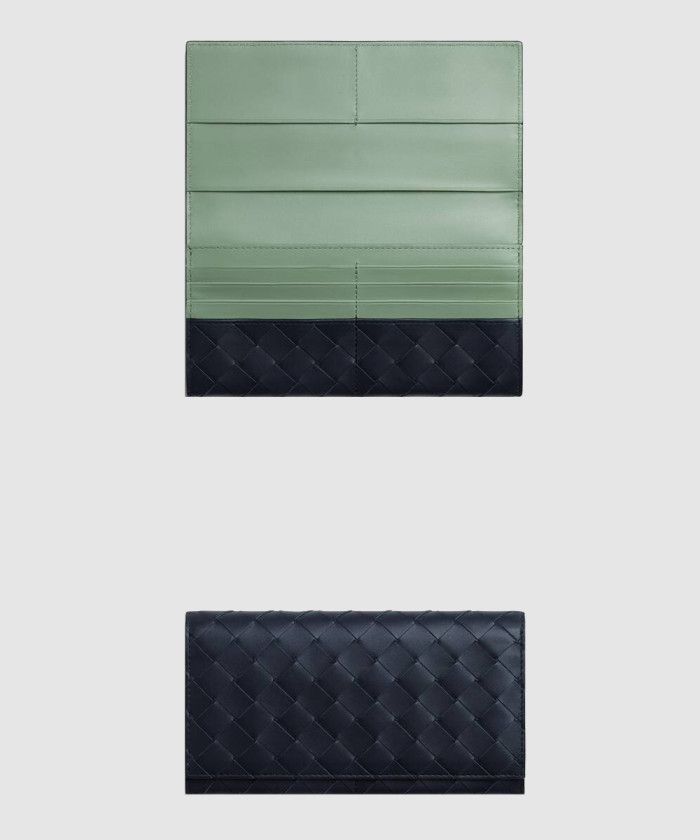 [BOTTEGA-보테가베네타]동전 지갑을 갖춘 인트레치아토 장지갑 749438