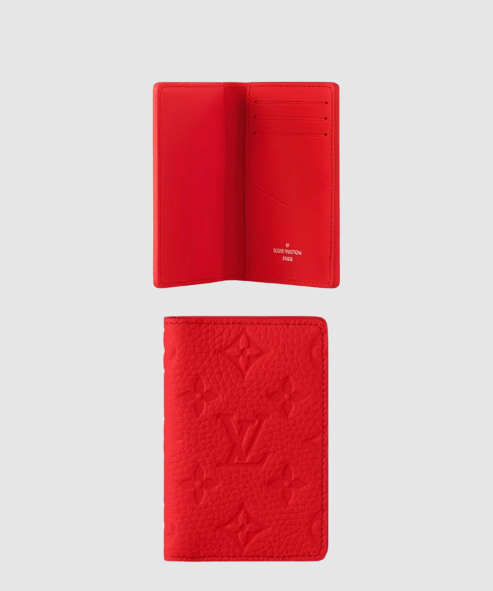 [LOUIS VUITTON-루이비통]포켓 오거나이저 바이올렛 레드 M82876
