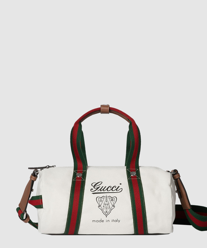 [GUCCI-구찌]스몰 프린트 캔버스 더플백 816865