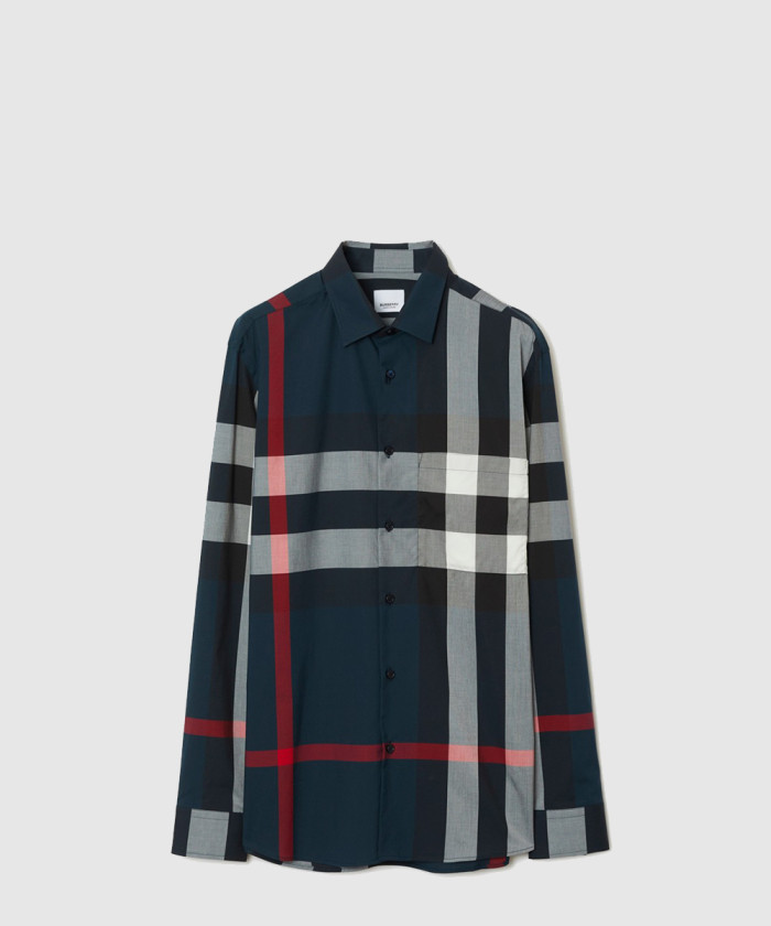 [BURBERRY-버버리]체크 코튼 셔츠 80732161