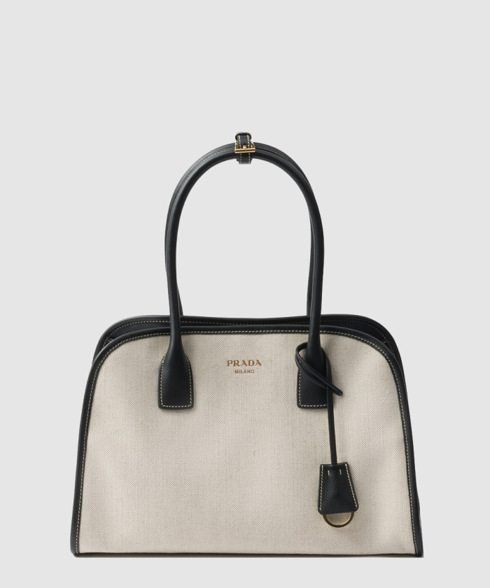 [PRADA-프라다]미디움 린넨 블렌드 가죽 1BG572