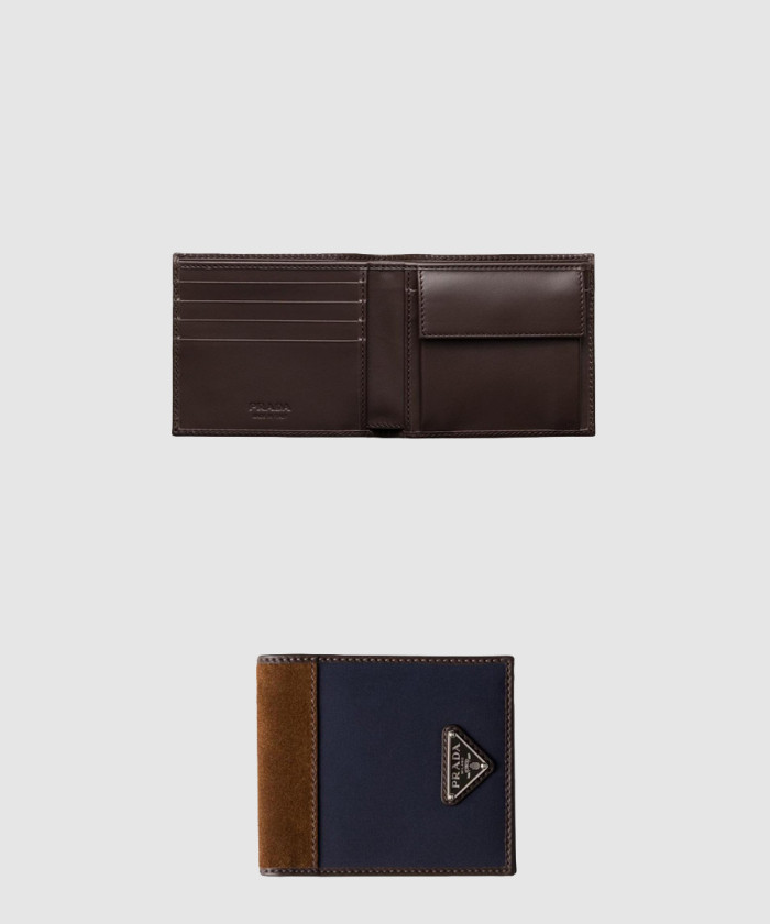 [PRADA-프라다]Re-Nylon 에나멜메탈삼각로고 폴리아미드 지갑 2M0738