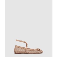 [VALENTINO-발렌티노]스터드 디테일 발레리나
