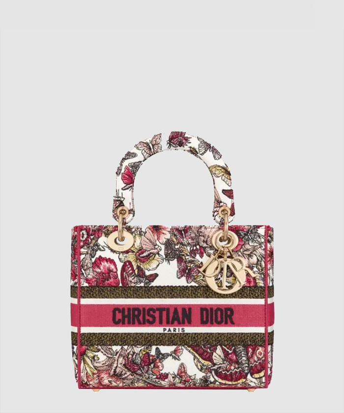 [DIOR-디올]레이디백 램스킨 미듐 M0565