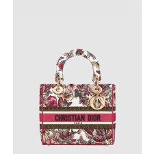 [DIOR-디올]레이디백 램스킨 미듐 M0565