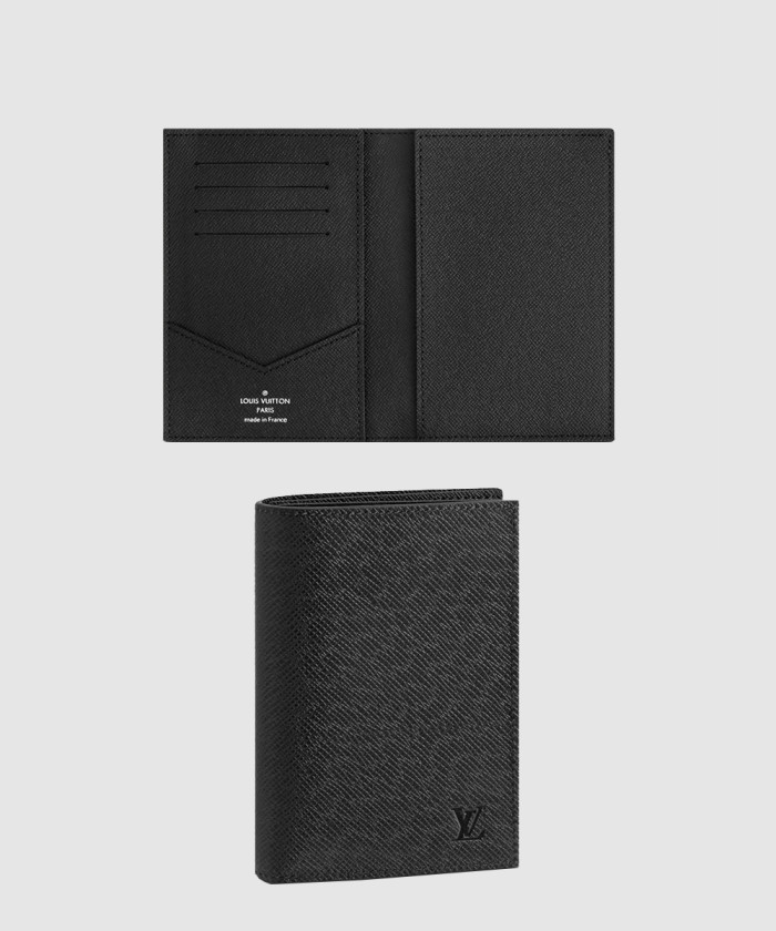 [LOUIS VUITTON-루이비통]타이가 가죽 여권지갑 M64596