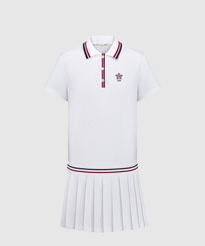 [DIOR-디올]Vibe 플리츠 쇼트 폴로 드레스 513R0
