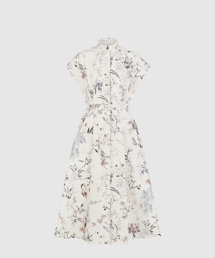 [DIOR-디올]벨트 미디 드레스 547D8