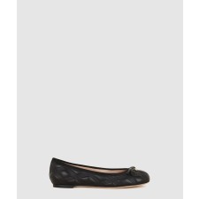 [VALENTINO-발렌티노]퀼티 가죽 발레리나