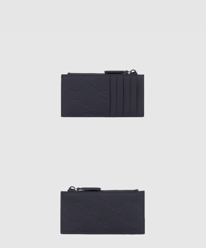 [GUCCI-구찌]GG 러버 이펙트 지퍼 카드지갑 771314