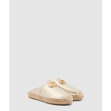 [VALENTINO-발렌티노]메탈릭 가죽 에스파드리유