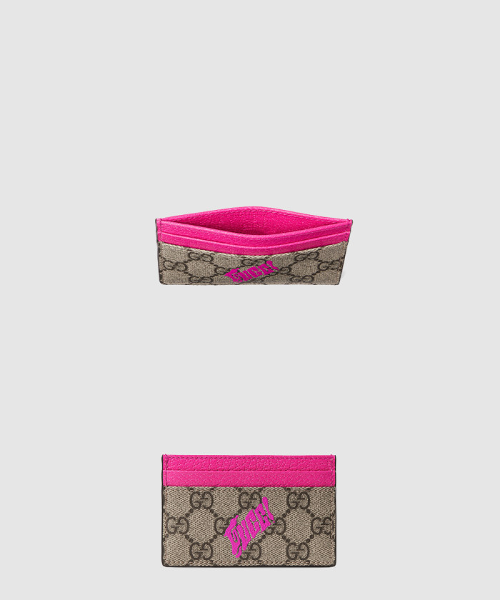 [GUCCI-구찌]GG 모노그램 투톤 플랫 카드케이스  835322